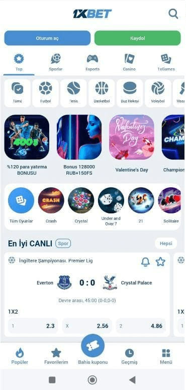 1xBet 新加坡：您的首选体育博彩平台